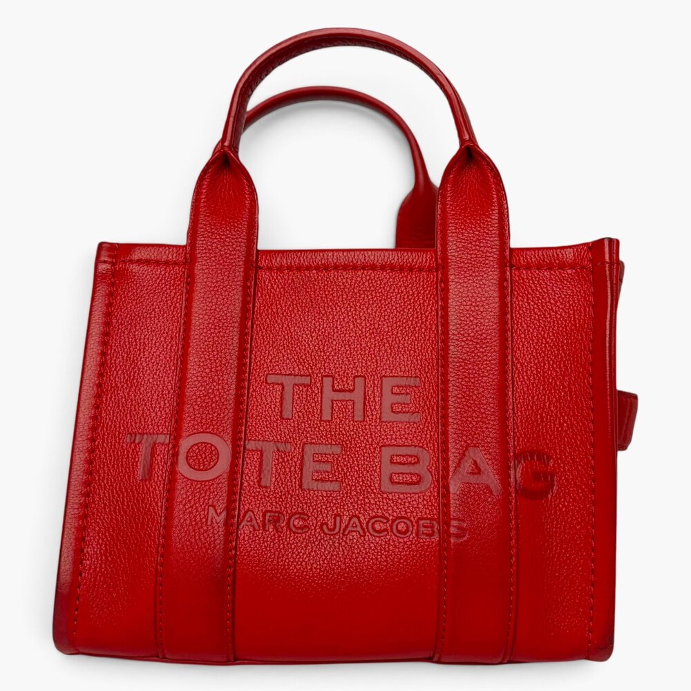 Marc Jacobs The Tote Bag Red Leather Small